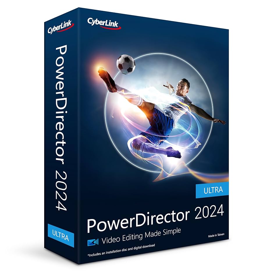 PowerDirector　2024 CyberLink PowerDirector 2024 Ultimate PDR-EM00-RPM0-00 B&H Photo